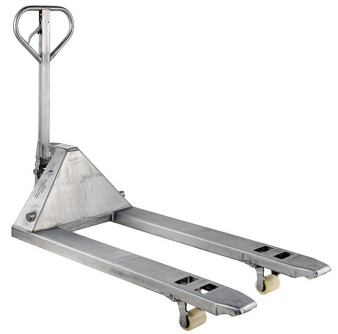 In Clean Environments, Use a Stainless Steel Pallet Truck