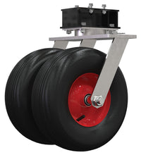 Load image into Gallery viewer, Adjustable Height Aluminum Gantry Cranes with Pneumatic Casters