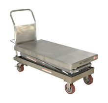 Load image into Gallery viewer, Partially Stainless Steel Hydraulic Elevating Carts