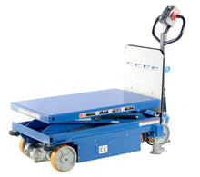 Load image into Gallery viewer, Powered Drive and Powered Lift Hydraulic Scissor Carts