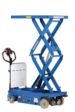 Load image into Gallery viewer, Powered Drive and Powered Lift Hydraulic Scissor Carts
