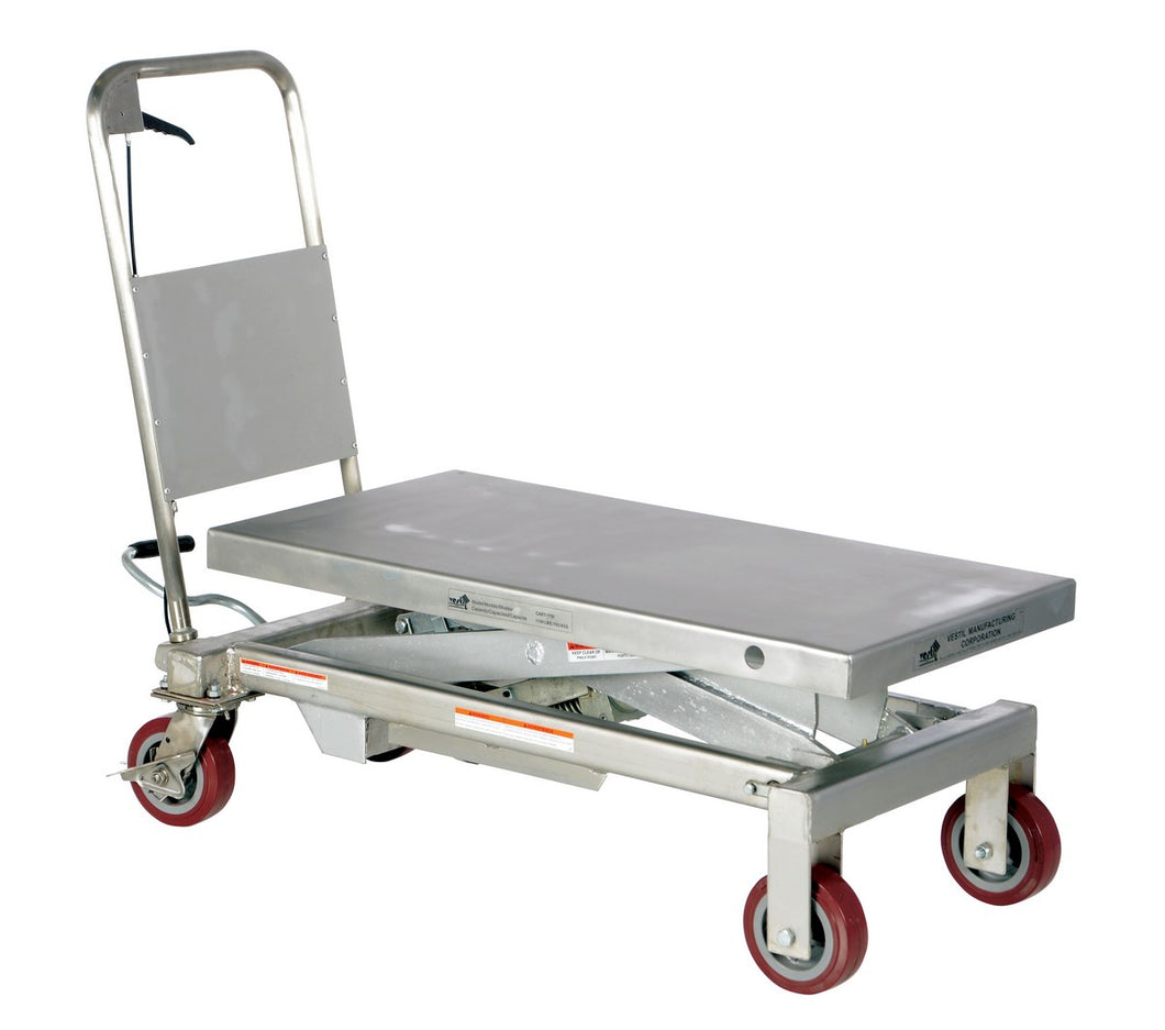 Partially Stainless Steel Hydraulic Elevating Carts
