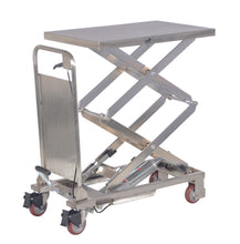Load image into Gallery viewer, Partially Stainless Steel Hydraulic Elevating Carts