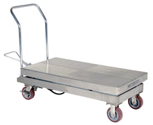 Load image into Gallery viewer, Partially Stainless Steel Hydraulic Elevating Carts