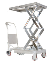 Load image into Gallery viewer, Partially Stainless Steel Hydraulic Elevating Carts