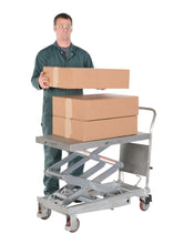 Load image into Gallery viewer, Partially Stainless Steel Hydraulic Elevating Carts