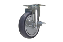Load image into Gallery viewer, Thermoplastic Polyurethane Rubber Casters