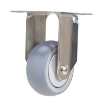 Load image into Gallery viewer, TPR(Thermoplastic Rubber) On Stainless Steel Casters