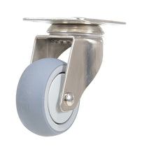 Load image into Gallery viewer, TPR(Thermoplastic Rubber) On Stainless Steel Casters