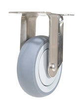 Load image into Gallery viewer, TPR(Thermoplastic Rubber) On Stainless Steel Casters