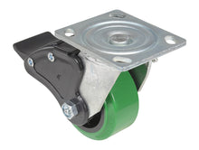 Load image into Gallery viewer, Polyurethane (DT, Green) Casters