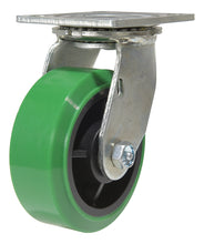 Load image into Gallery viewer, Polyurethane (DT, Green) Casters