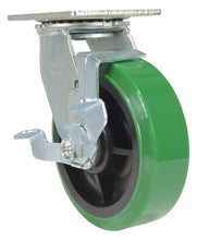 Load image into Gallery viewer, Polyurethane (DT, Green) Casters