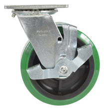Load image into Gallery viewer, Polyurethane (DT, Green) Casters