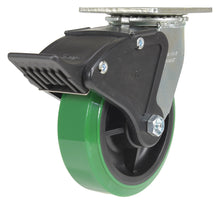 Load image into Gallery viewer, Polyurethane (DT, Green) Casters