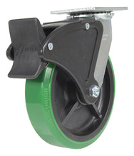 Load image into Gallery viewer, Polyurethane (DT, Green) Casters