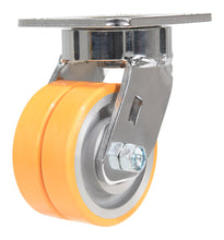 Load image into Gallery viewer, Dual Wheel Polyurethane (SI) - Highly Ergonomic Upgrade Casters