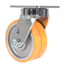 Load image into Gallery viewer, Dual Wheel Polyurethane (SI) - Highly Ergonomic Upgrade Casters