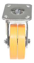 Load image into Gallery viewer, Dual Wheel Polyurethane (SI) - Highly Ergonomic Upgrade Casters
