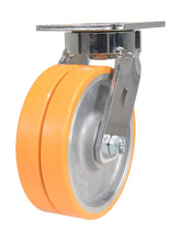 Load image into Gallery viewer, Dual Wheel Polyurethane (SI) - Highly Ergonomic Upgrade Casters