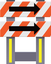 Load image into Gallery viewer, Folding Safety Barricades