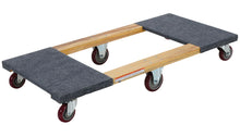 Load image into Gallery viewer, Six-Wheel Wooden Mover Dollies