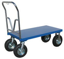 Load image into Gallery viewer, Pneumatic Tire Steel Platform Trucks