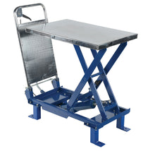 Load image into Gallery viewer, Foot Pump & Powered Scissor Lift Tables