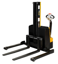 Load image into Gallery viewer, Narrow Mast Stackers with Powered Drive and Powered Lift