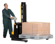 Load image into Gallery viewer, Narrow Mast Stackers with Powered Drive and Powered Lift