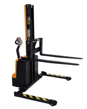 Load image into Gallery viewer, Narrow Mast Stackers with Powered Drive and Powered Lift