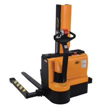 Load image into Gallery viewer, Narrow Mast Stackers with Powered Drive and Powered Lift