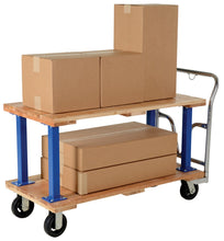 Load image into Gallery viewer, Double & Triple Decker Hardwood Platform Carts