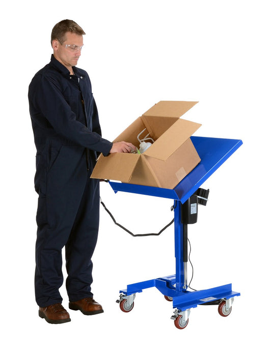 Linear Actuated Mobile Tilting Work Table