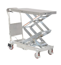 Load image into Gallery viewer, Partially Stainless Steel Hydraulic Elevating Carts
