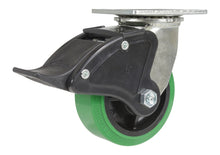 Load image into Gallery viewer, Polyurethane (DT, Green) Casters

