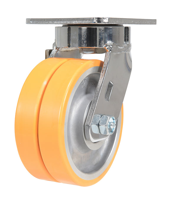 Dual Wheel Polyurethane (SI) - Highly Ergonomic Upgrade Casters