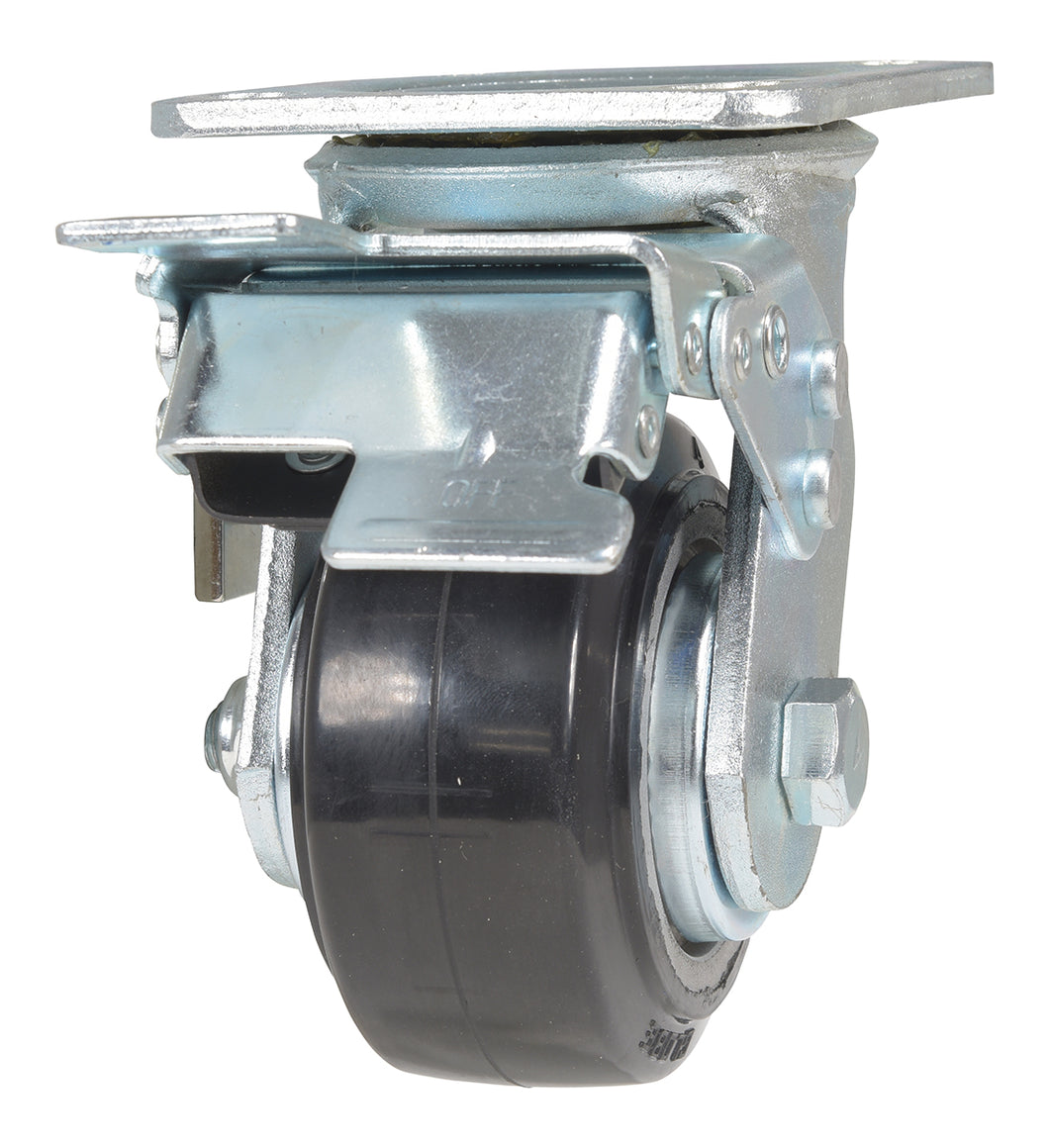 Mold On Rubber (On Aluminum) Casters