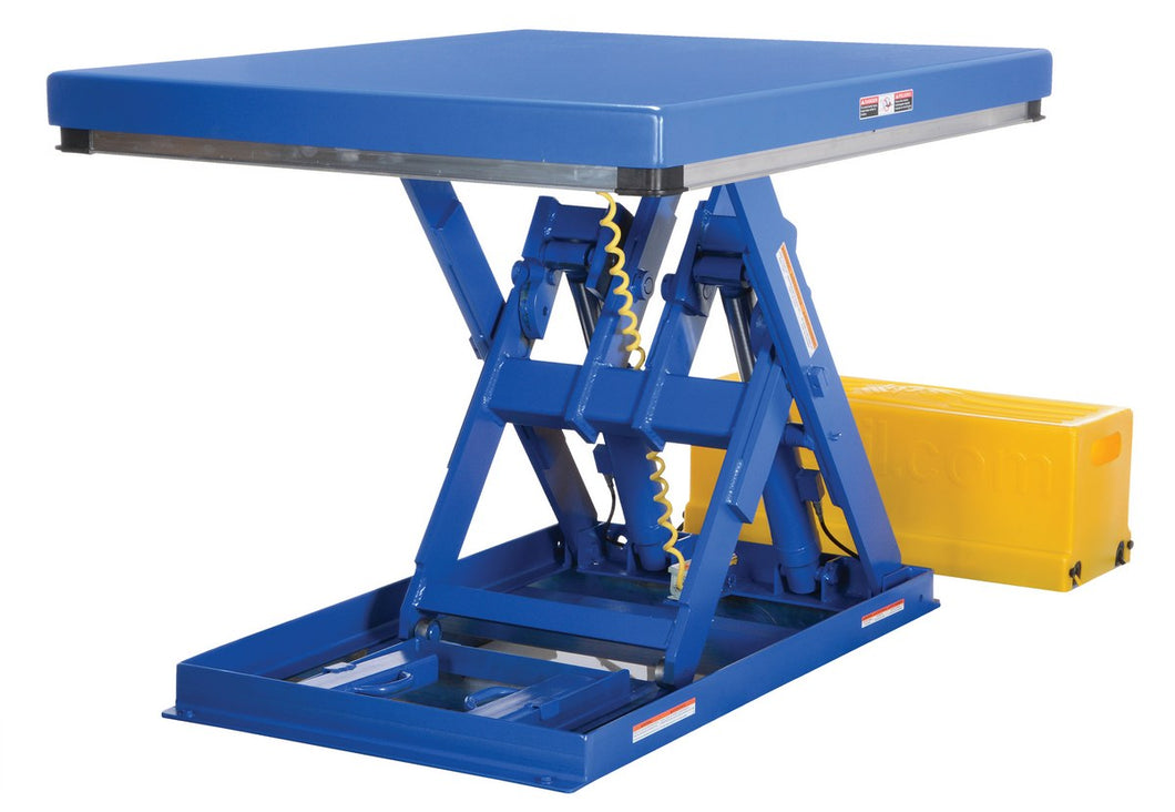 Low Profile Electric-Hydraulic Scissor Lift Tables