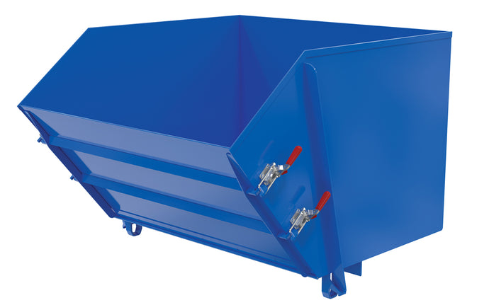 Self-Dumping Steel Hoppers with Fold Down Front