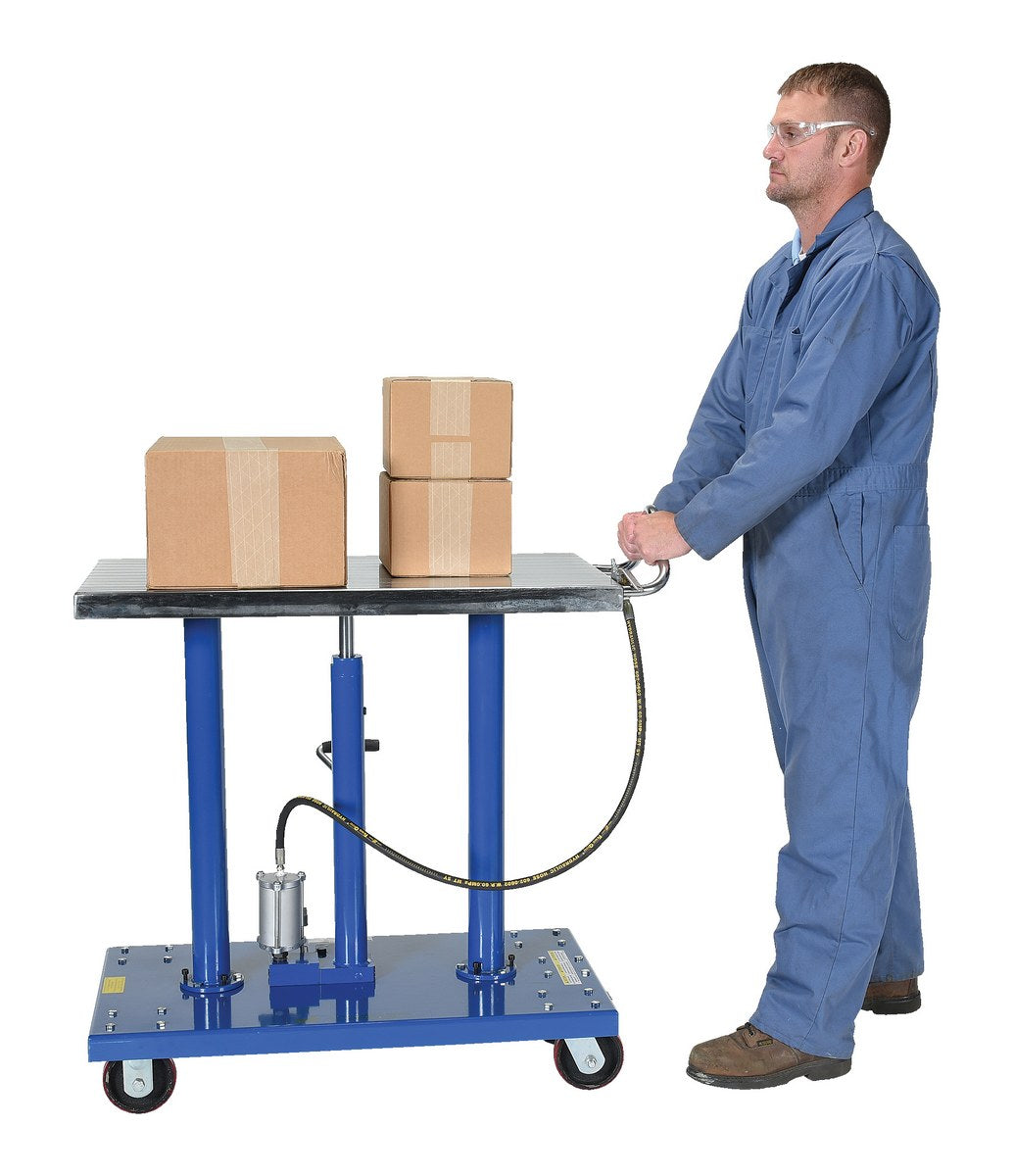 Air Hydraulic Post Tables - Gold Key Equipment