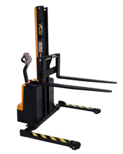 Load image into Gallery viewer, Narrow Mast Stackers with Powered Drive and Powered Lift
