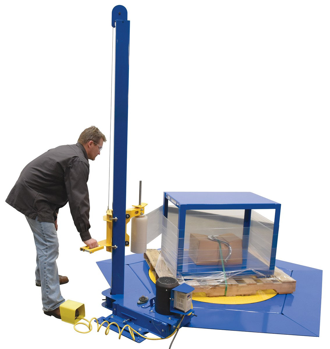Low Profile Stretch Wrap Machine Gold Key Equipment