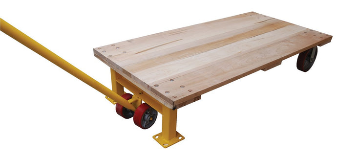Semi-Live Hardwood Skids & Lever Jack
